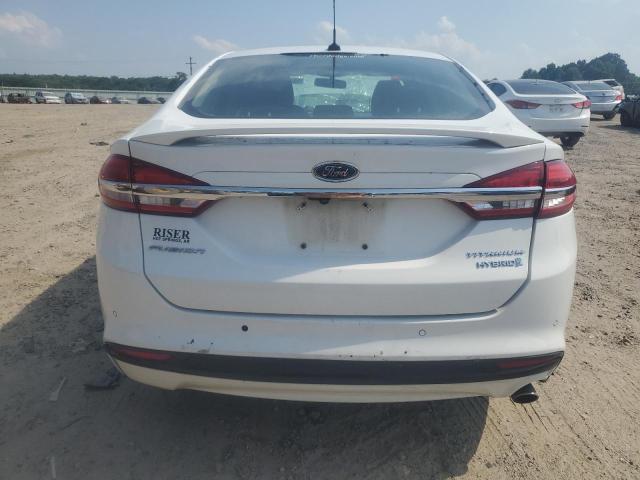 3FA6P0RU9JR205724 - 2018 FORD FUSION TITANIUM/PLATINUM HEV WHITE photo 6