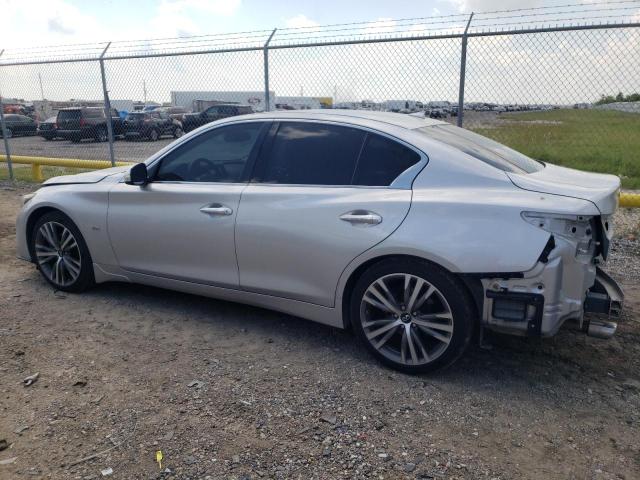 JN1EV7AR0JM434851 - 2018 INFINITI Q50 LUXE SILVER photo 2