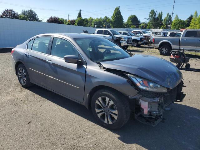 1HGCR2F38DA110148 - 2013 HONDA ACCORD LX GRAY photo 4