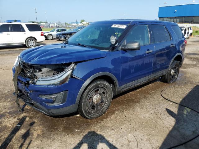 1FM5K8AR5GGC08092 - 2016 FORD EXPLORER POLICE INTERCEPTOR BLUE photo 1