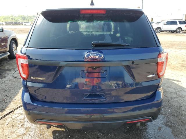 1FM5K8AR5GGC08092 - 2016 FORD EXPLORER POLICE INTERCEPTOR BLUE photo 6