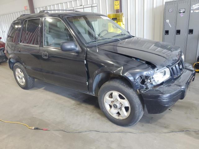 KNDJB723025139775 - 2002 KIA SPORTAGE BLACK photo 4