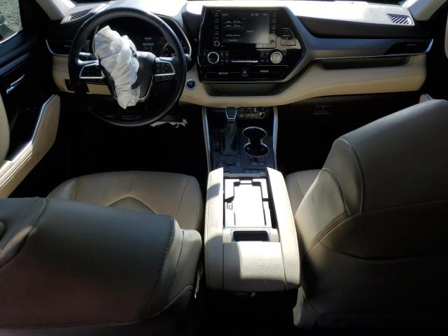 5TDGZRAHXMS048878 - 2021 TOYOTA HIGHLANDER XLE BLUE photo 8