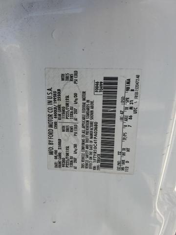 1FTYR10C41PA03680 - 2001 FORD RANGER WHITE photo 12