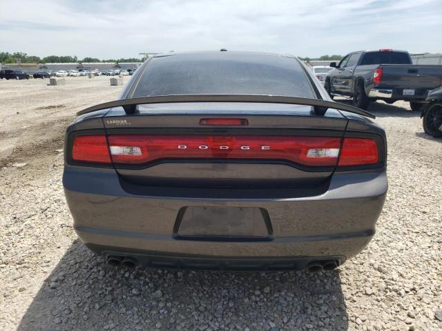 2C3CDXDT9EH242582 - 2014 DODGE CHARGER R/T GRAY photo 6