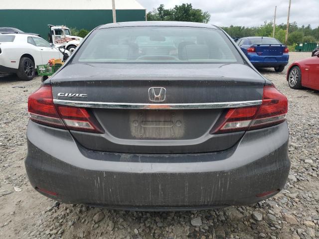 2HGFB2F94DH535325 - 2013 HONDA CIVIC EXL ნაცრისფერი ფოტო 6