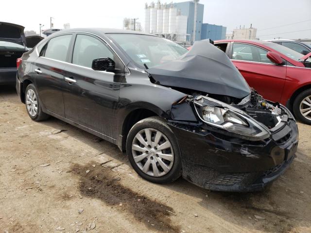 3N1AB7AP0KY348069 - 2019 NISSAN SENTRA S BLACK photo 4