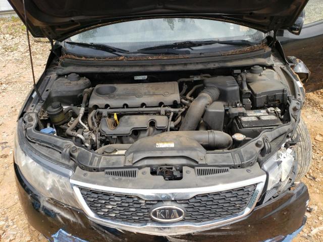 KNAFU4A22C5596089 - 2012 KIA FORTE EX BLACK photo 11