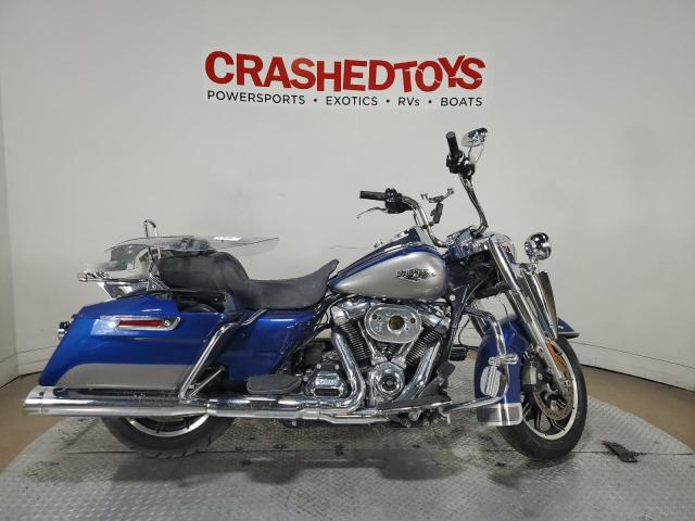 1HD1FBC11HB633933 - 2017 HARLEY-DAVIDSON FLHR ROAD KING BLUE photo 1