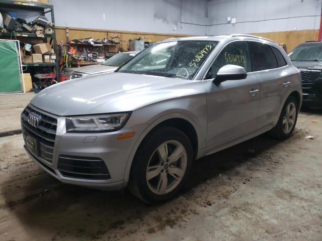 WA1BNAFY4J2107906 - 2018 AUDI Q5 PREMIUM PLUS SILVER photo 1