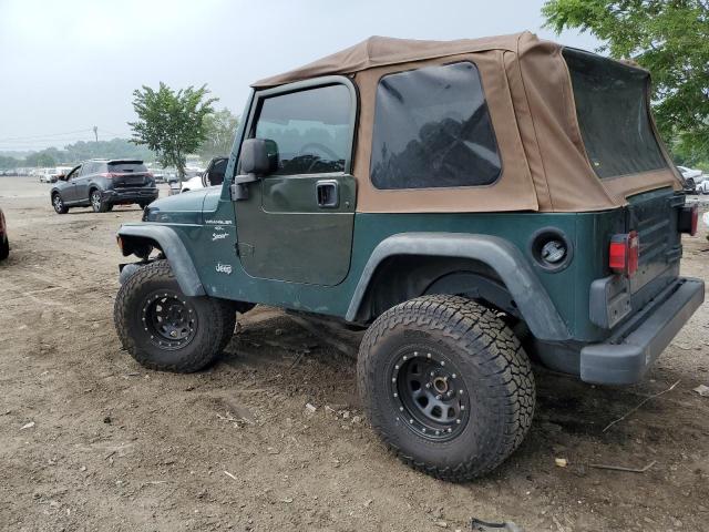 1J4FY19S8XP418296 - 1999 JEEP WRANGLER / SPORT GREEN photo 2