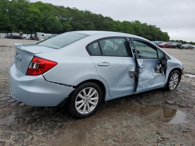 2HGFB2F95CH514109 - 2012 HONDA CIVIC EXL 银色 照片 3