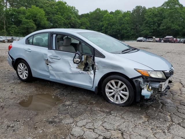 2HGFB2F95CH514109 - 2012 HONDA CIVIC EXL 银色 照片 4