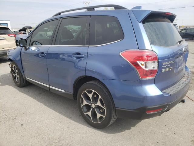 JF2SJGVC8GH525628 - 2016 SUBARU FORESTER 2.0XT TOURING BLUE photo 2