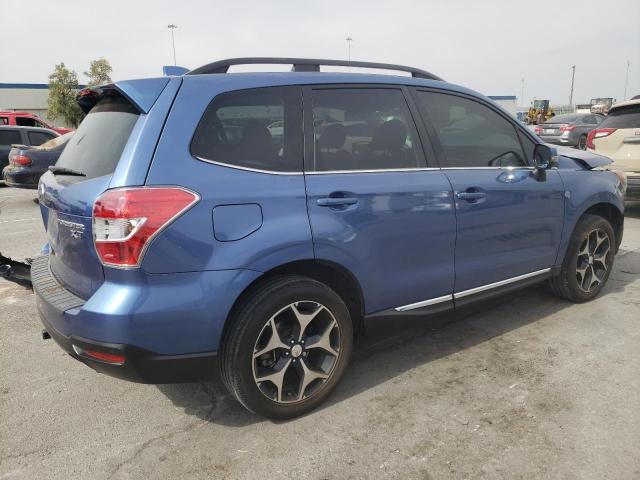 JF2SJGVC8GH525628 - 2016 SUBARU FORESTER 2.0XT TOURING BLUE photo 3