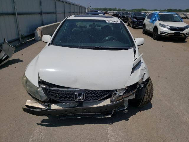 2HGFG12809H525293 - 2009 HONDA CIVIC EX WHITE photo 5