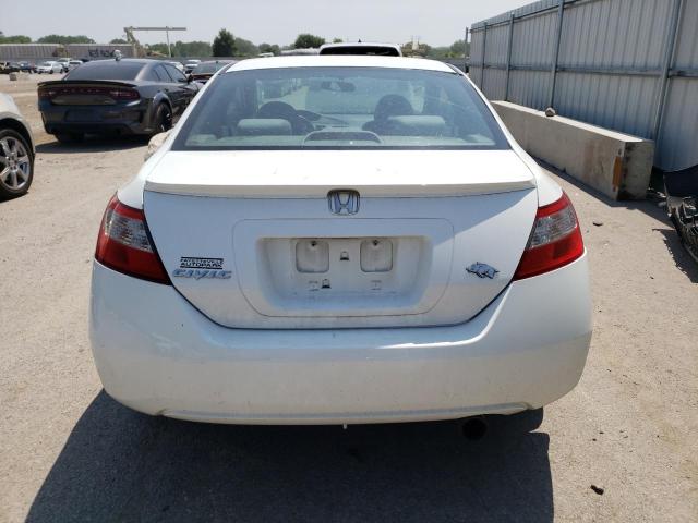 2HGFG12809H525293 - 2009 HONDA CIVIC EX WHITE photo 6