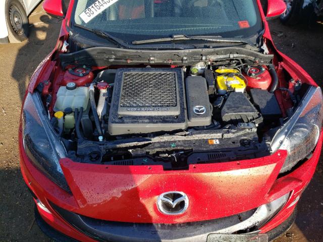 JM1BL1H35A1188398 - 2010 MAZDA SPEED 3 RED photo 11