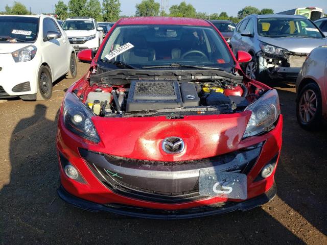 JM1BL1H35A1188398 - 2010 MAZDA SPEED 3 RED photo 5