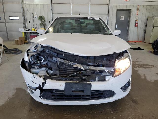 3FAHP0JA2CR348978 - 2012 FORD FUSION SEL WHITE photo 5