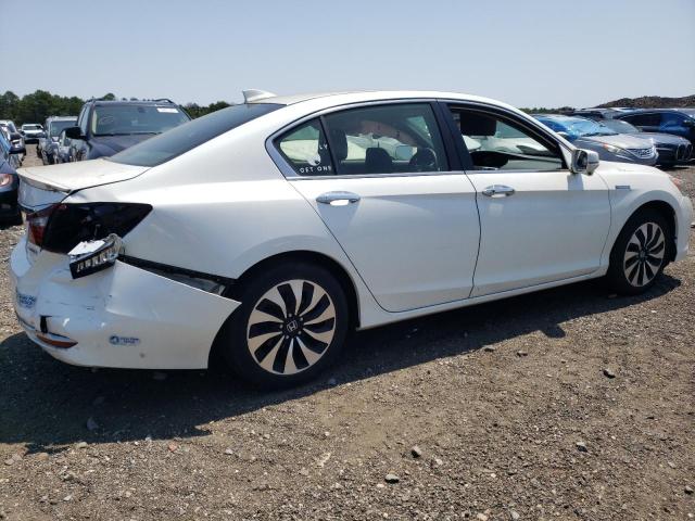 JHMCR6F35HC006442 - 2017 HONDA ACCORD HYBRID WHITE photo 3