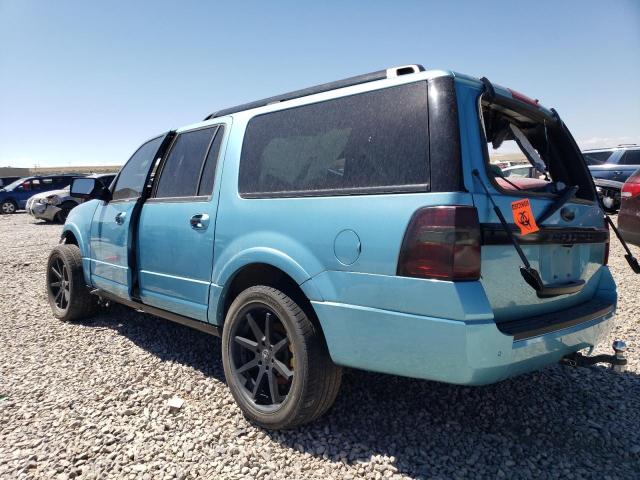 1FMJK1MT8GEF05530 - 2016 FORD EXPEDITION EL PLATINUM TURQUOISE photo 2