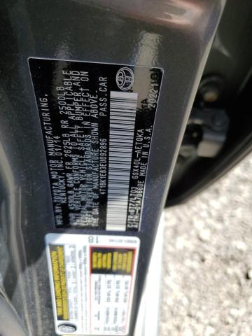 4T1BK1EB3EU092896 - 2014 TOYOTA AVALON BASE 灰色 照片 12