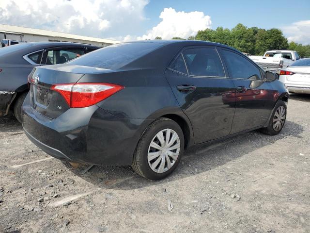 2T1BURHE5EC129401 - 2014 TOYOTA COROLLA L BLACK photo 3