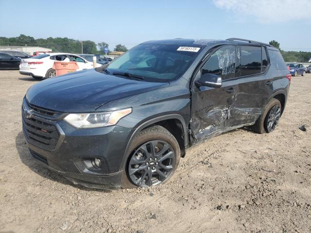 1GNERJKW8MJ175672 - 2021 CHEVROLET TRAVERSE RS GRAY photo 1