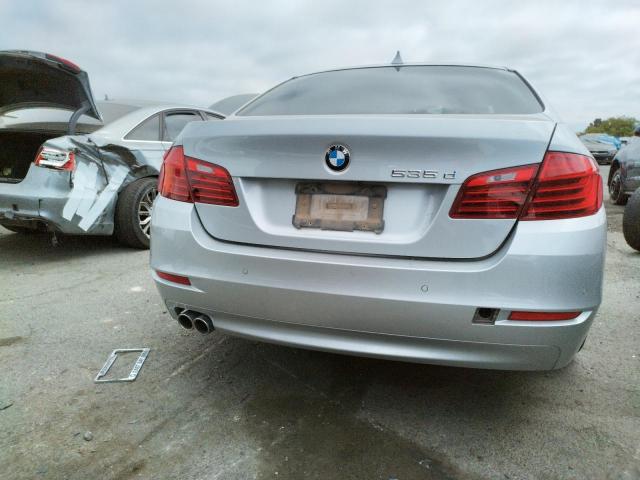 WBAXA5C5XED690224 - 2014 BMW 535 D SILVER photo 6