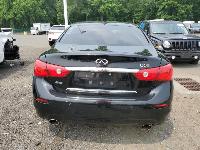 JN1BV7AR9EM702370 - 2014 INFINITI Q50 BASE BLACK photo 6