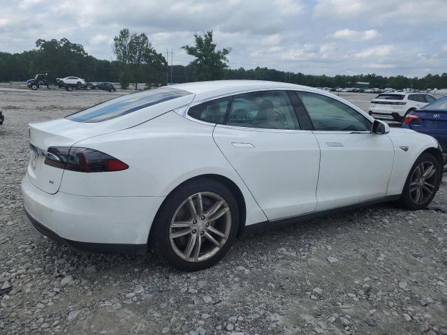 5YJSA1H13EFP30504 - 2014 TESLA MODEL S 白色 照片 3