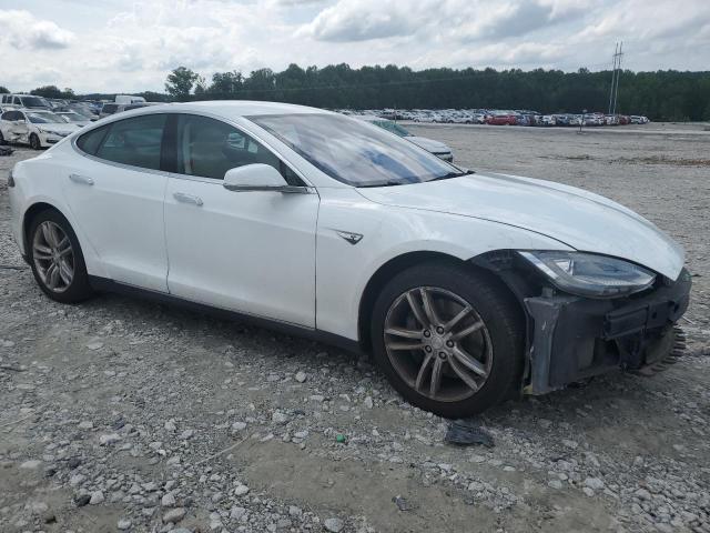 5YJSA1H13EFP30504 - 2014 TESLA MODEL S 白色 照片 4