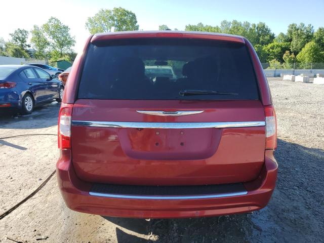2A4RR8DG0BR617615 - 2011 CHRYSLER TOWN & COU TOURING L RED photo 6