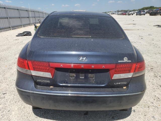 KMHFC46F86A097712 - 2006 HYUNDAI AZERA SE BLUE photo 6