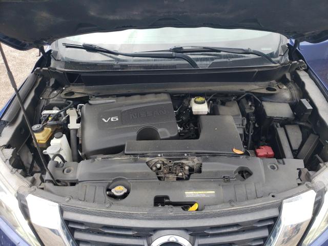 5N1DR2AN9LC582501 - 2020 NISSAN PATHFINDER S BLUE photo 11