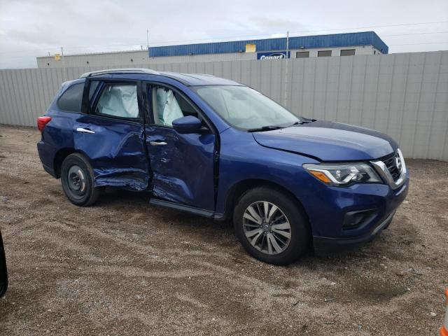 5N1DR2AN9LC582501 - 2020 NISSAN PATHFINDER S BLUE photo 4
