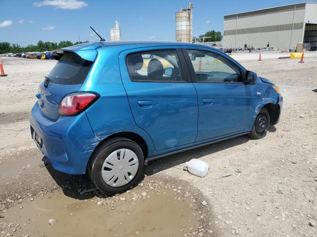 ML32AUHJ2NH008946 - 2022 MITSUBISHI MIRAGE ES BLUE photo 3