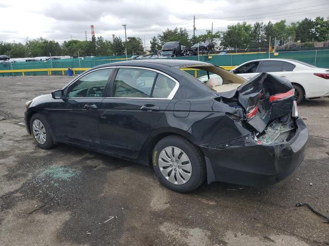 1HGCP2F30BA116464 - 2011 HONDA ACCORD LX BLACK photo 2