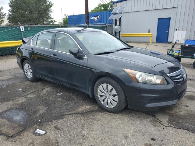 1HGCP2F30BA116464 - 2011 HONDA ACCORD LX BLACK photo 4