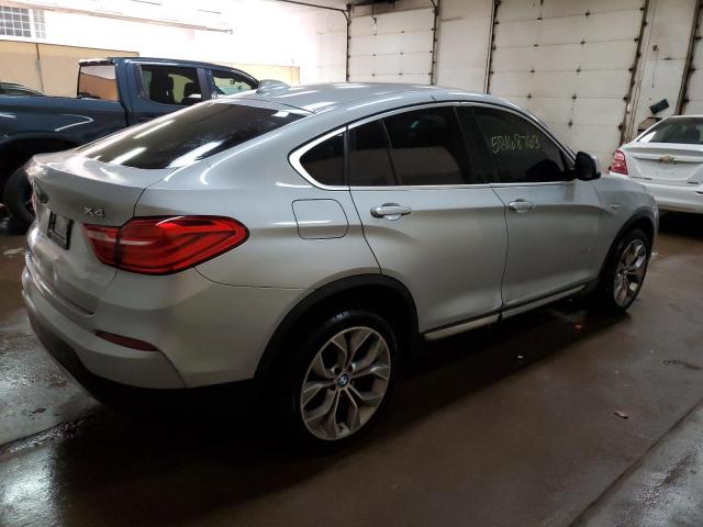 5UXXW3C50F0F89518 - 2015 BMW X4 XDRIVE28I SILVER photo 3