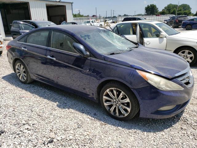 5NPEC4AC3BH029480 - 2011 HYUNDAI SONATA 4D SE BLUE photo 4