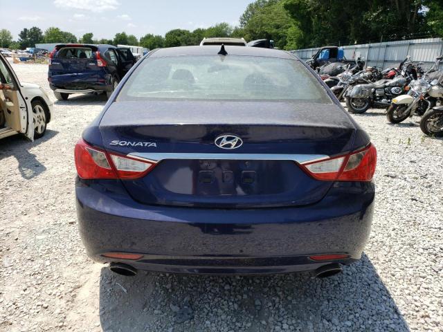 5NPEC4AC3BH029480 - 2011 HYUNDAI SONATA 4D SE BLUE photo 6