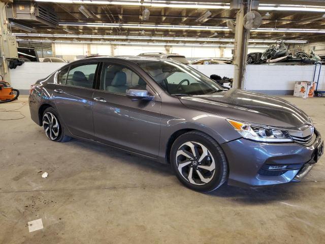 1HGCR3F04HA020027 - 2017 HONDA ACCORD EXL GRAY photo 4