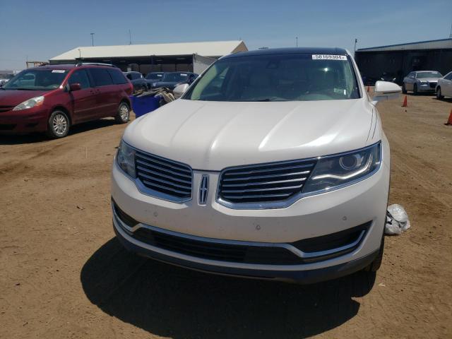 2LMPJ8LP1HBL54204 - 2017 LINCOLN MKX RESERVE أبيض صورة 5