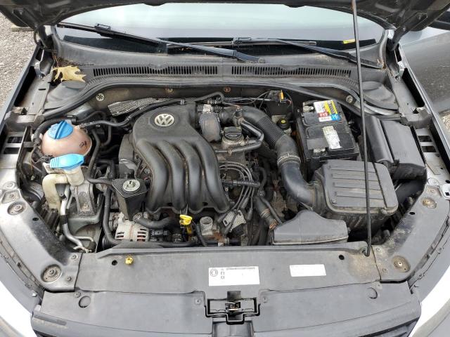 3VW2K7AJ7EM290354 - 2014 VOLKSWAGEN JETTA BASE 灰色 照片 11