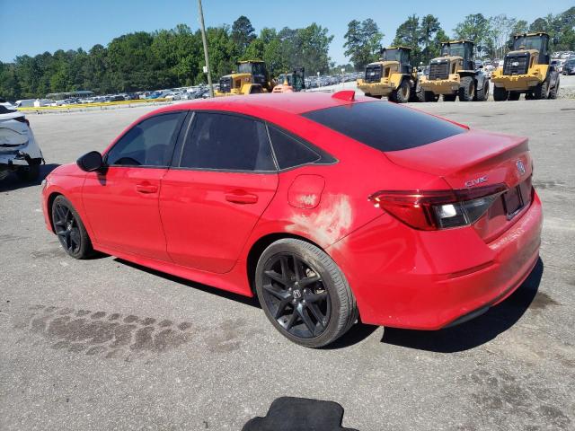 2HGFE2F54NH565169 - 2022 HONDA CIVIC SPORT RED photo 2