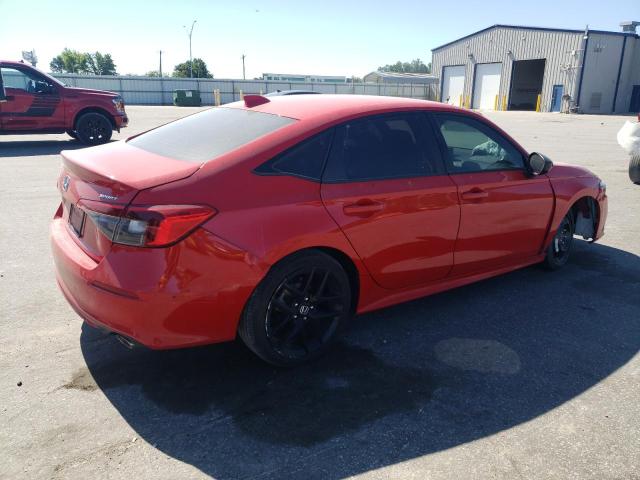 2HGFE2F54NH565169 - 2022 HONDA CIVIC SPORT RED photo 3