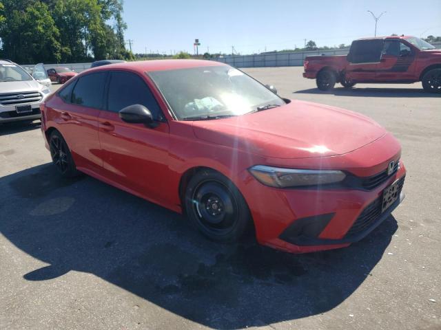 2HGFE2F54NH565169 - 2022 HONDA CIVIC SPORT RED photo 4
