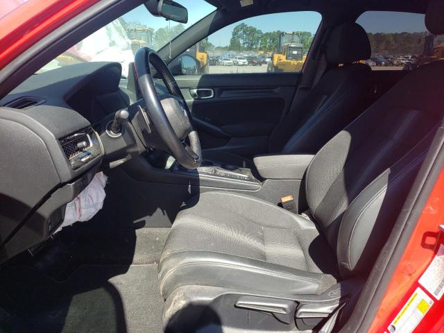 2HGFE2F54NH565169 - 2022 HONDA CIVIC SPORT RED photo 7